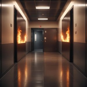 Противопожарные двери EI 30 обеспечивают защиту от огня и дыма